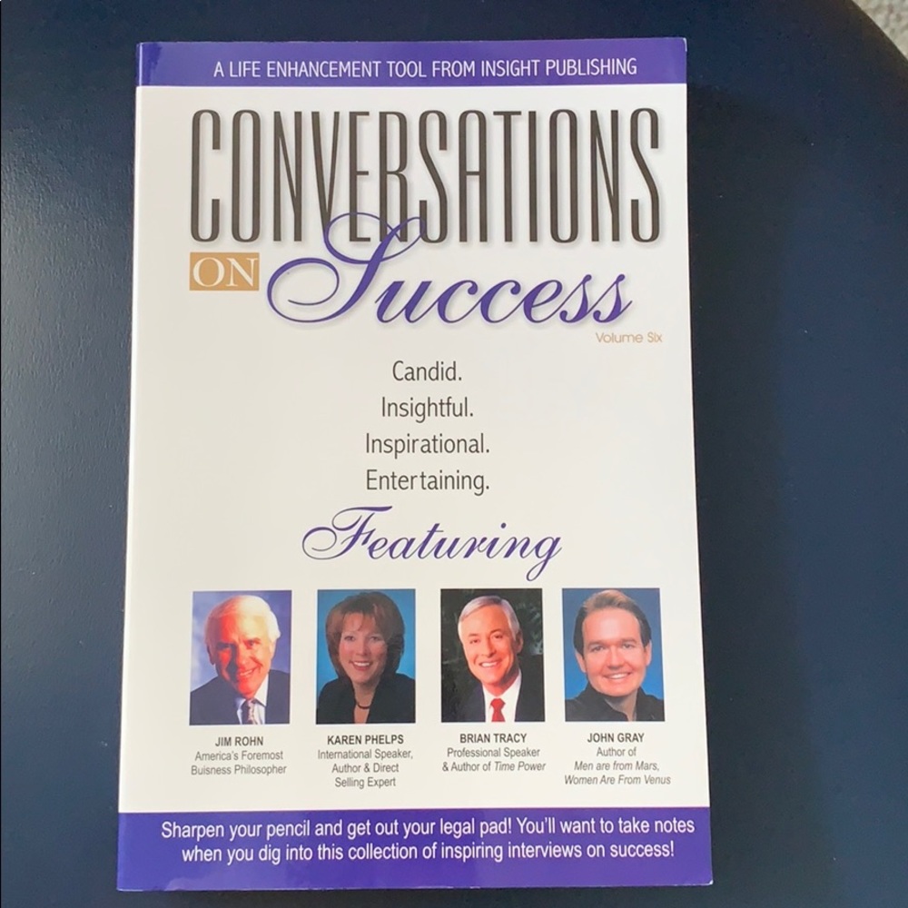 Conversations on Success book nwt